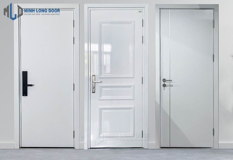 Cửa nhựa Composite màu trắng