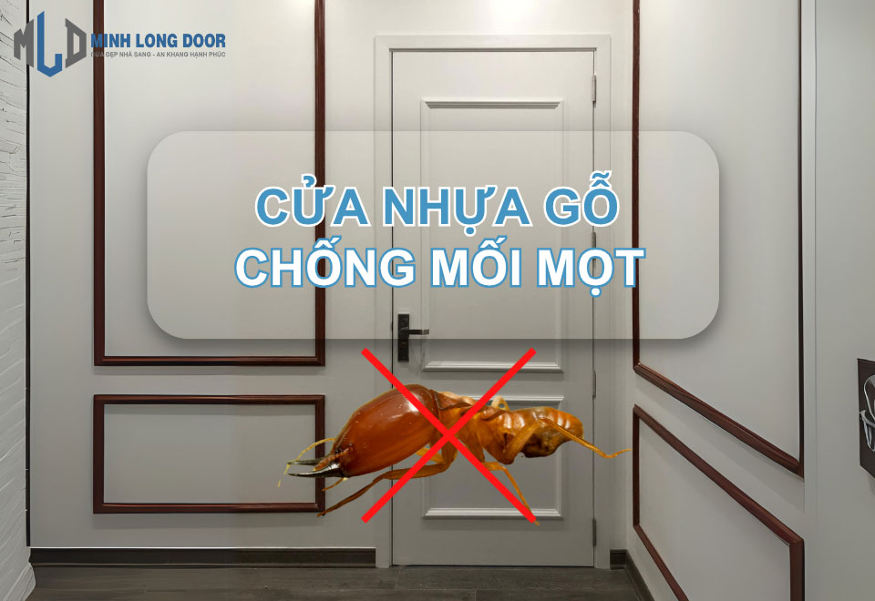 Cửa nhựa gỗ chống mối mọt là cửa nhựa composite cấu tạo từ 100% nhựa nguyên sinh