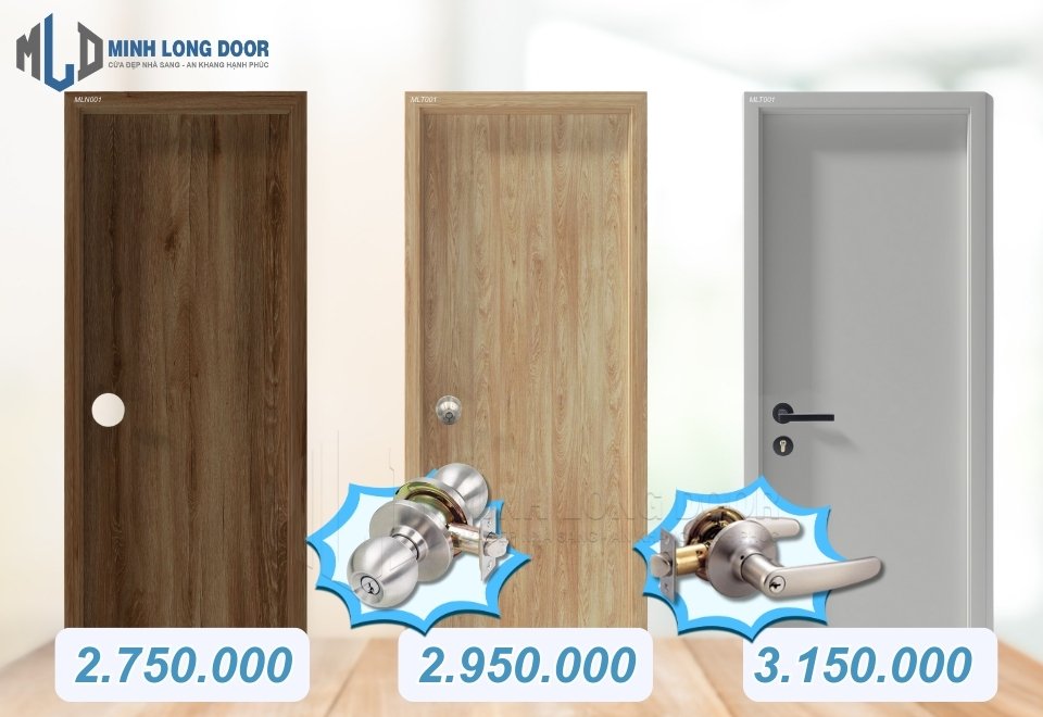 Cửa Composite nhà vệ sinh trọn gói chỉ từ 2tr750 một bộ